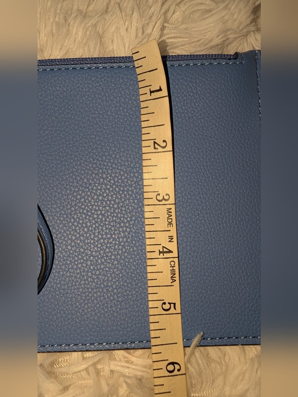 DKNY Paula Commuter Medium Tote With Pouch Blue NWOT - Picture 11 of 11